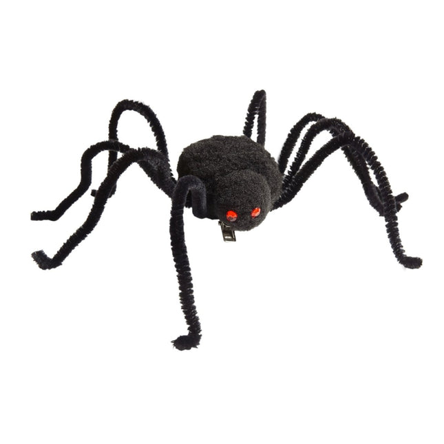 Halloween Haarclip Zwart Spin van Widmann koop je bij Partywinkel