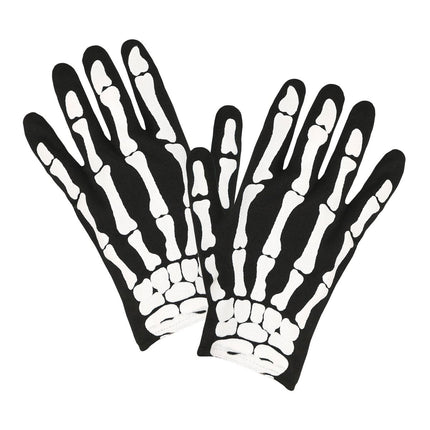 Halloween Handschoenen Kind Skelet van Widmann koop je bij Partywinkel