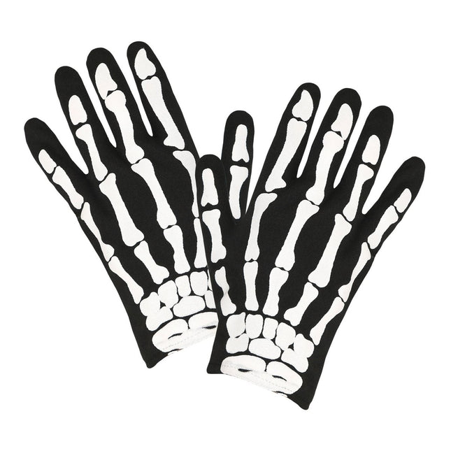 Halloween Handschoenen Kind Skelet van Widmann koop je bij Partywinkel