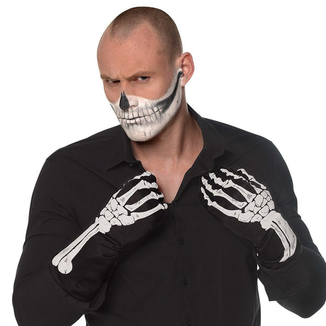 Halloween Handschoenen Skelet van Boland koop je bij Partywinkel