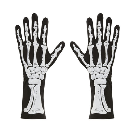 Halloween Handschoenen Skelet 35cm van Widmann koop je bij Partywinkel
