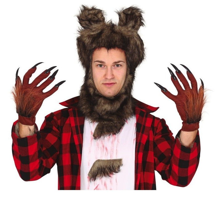 Halloween Handschoenen Weerwolf Klauwen van Fiestas Guirca koop je bij Partywinkel