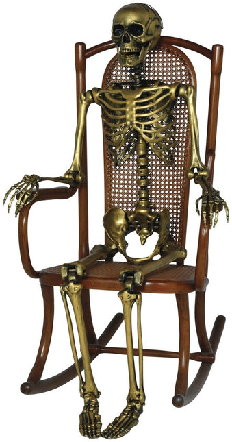 Halloween Goud Skelet 1,6m van Fiestas Guirca koop je bij Partywinkel