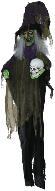 Halloween Pop Heks 1,8m van Fiestas Guirca koop je bij Partywinkel