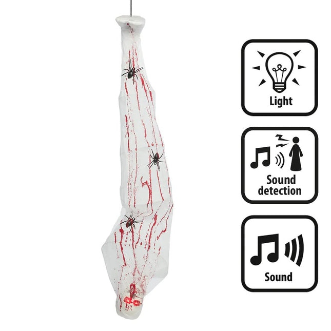 Halloween Pop Spinnencocon 1,65m van Boland koop je bij Partywinkel
