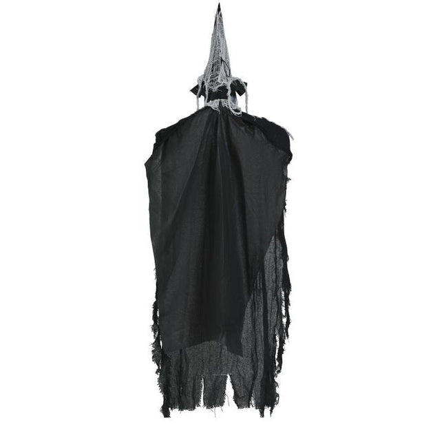 Halloween Pop Zwart Heks 1,3m van Fiestas Guirca koop je bij Partywinkel