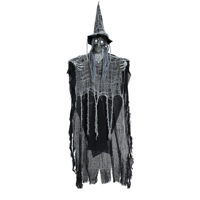 Halloween Pop Zwart Heks 1,3m van Fiestas Guirca koop je bij Partywinkel