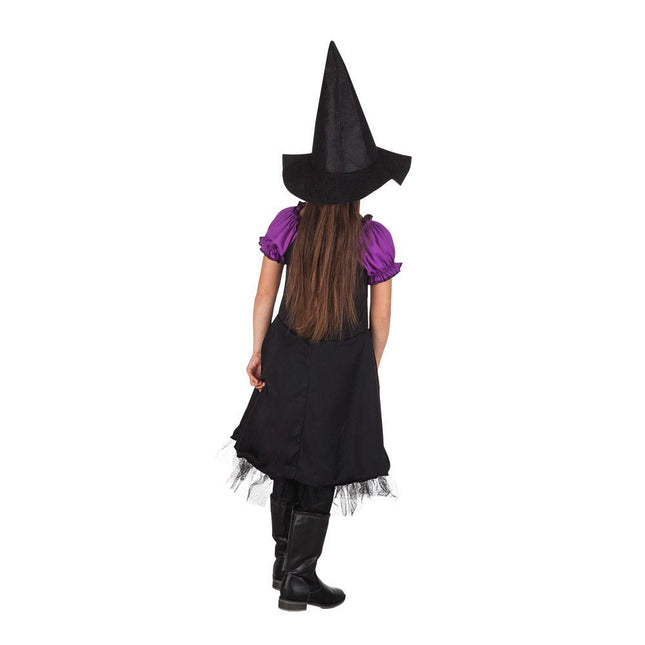 Halloween Heks Kostuum Kind Paars van Boland koop je bij Partywinkel