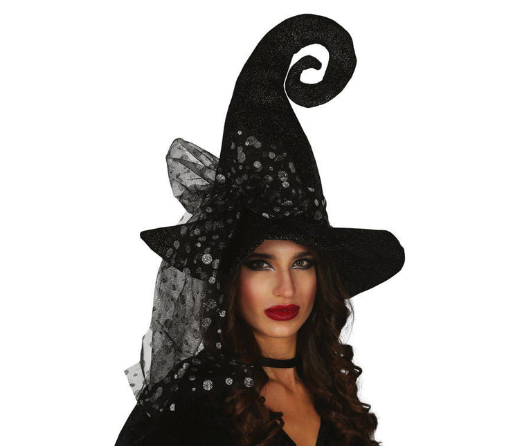Halloween Heksenhoed Krul Punt van Fiestas Guirca koop je bij Partywinkel