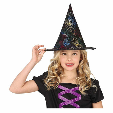 Halloween Heksenhoed Spinnen Kind van Fiestas Guirca koop je bij Partywinkel