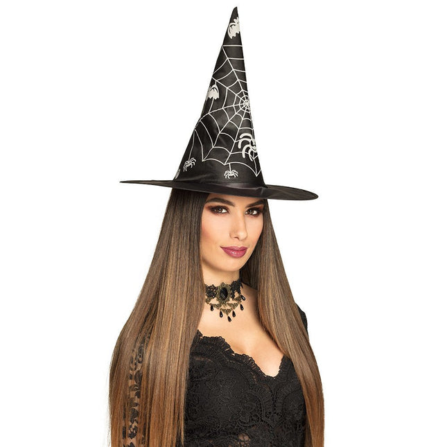 Halloween Heksenhoed Spinnenweb van Boland koop je bij Partywinkel