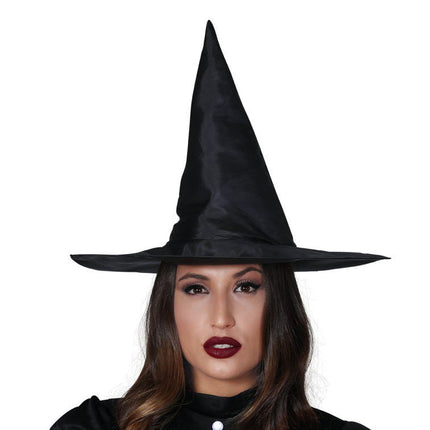 Halloween Heksenhoed Zwart 45cm van Fiestas Guirca koop je bij Partywinkel