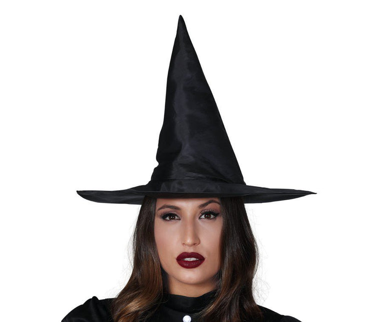 Halloween Heksenhoed Zwart 45cm van Fiestas Guirca koop je bij Partywinkel
