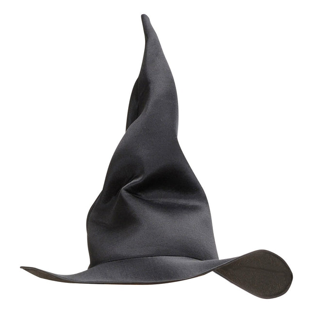 Halloween Heksenhoed Zwart Kind Gekreukeld van Widmann koop je bij Partywinkel