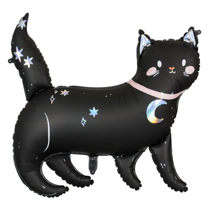 Halloween Helium Ballon Kat Leeg 95cm van Partydeco koop je bij Partywinkel
