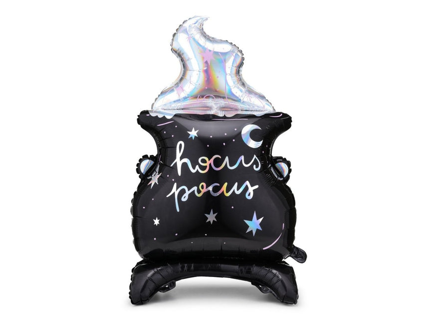 Halloween Helium Ballon Ketel Leeg 1,9m van Partydeco koop je bij Partywinkel