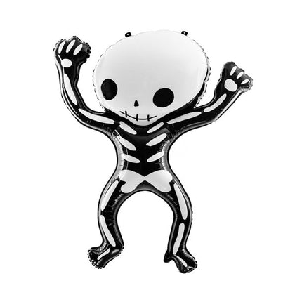 Halloween Helium Ballon Skelet 1m van Partydeco koop je bij Partywinkel