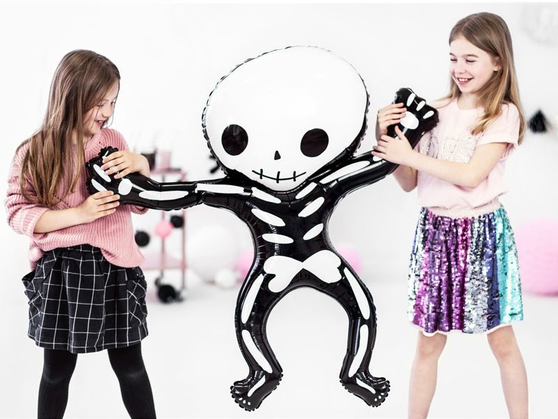 Halloween Helium Ballon Skelet 1m van Partydeco koop je bij Partywinkel