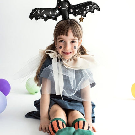 Halloween Helium Ballon Vleermuis Leeg 40cm van Partydeco koop je bij Partywinkel