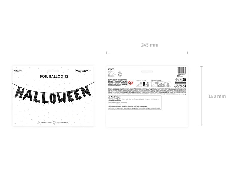 Halloween Helium Ballonnen Set 230cm 11 delig van Partydeco koop je bij Partywinkel