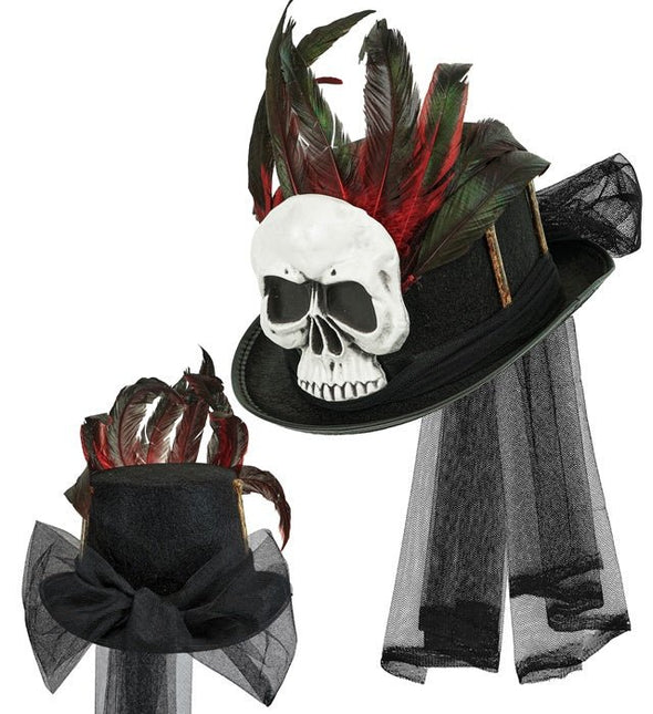 Halloween Hoed Hoog Voodoo En Botten van Widmann koop je bij Partywinkel