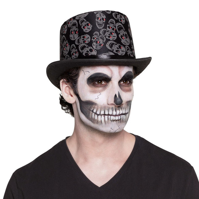 Halloween Hoed Schedels Zwart van Boland koop je bij Partywinkel