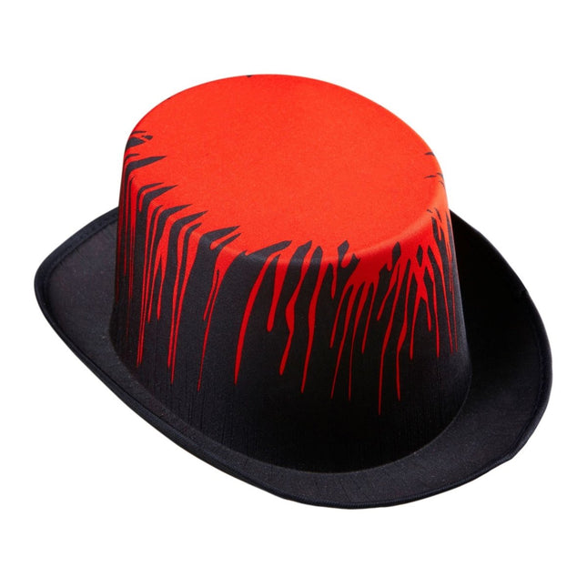 Halloween Hoed Zwart Druipend Bloed van Widmann koop je bij Partywinkel