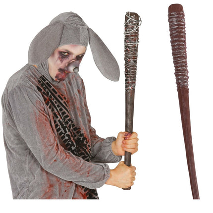 Halloween Honkbalknuppel Prikkeldraad 73cm van Fiestas Guirca koop je bij Partywinkel