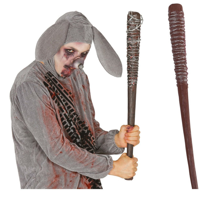 Halloween Honkbalknuppel Prikkeldraad 73cm van Fiestas Guirca koop je bij Partywinkel
