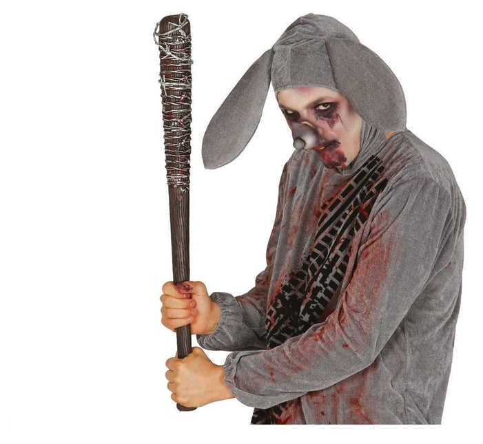 Halloween Honkbalknuppel Prikkeldraad 73cm van Fiestas Guirca koop je bij Partywinkel
