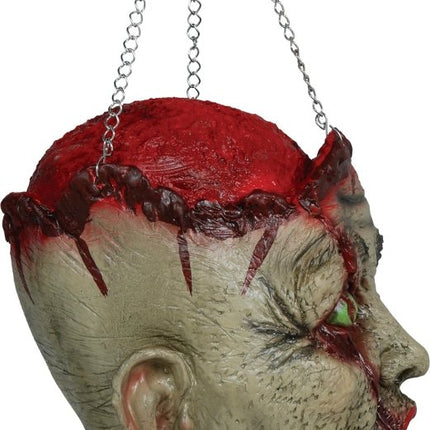 Halloween Hoofd Zombie 27cm van Fiestas Guirca koop je bij Partywinkel