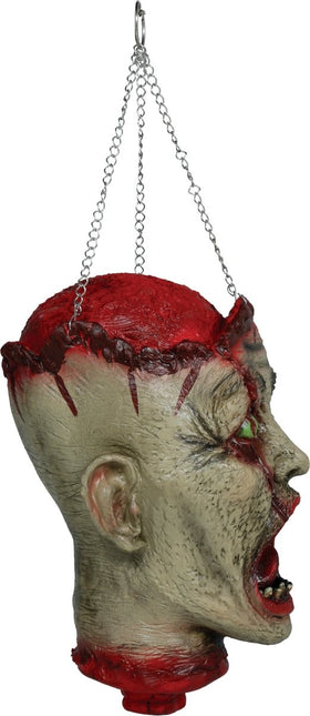 Halloween Hoofd Zombie 27cm van Fiestas Guirca koop je bij Partywinkel