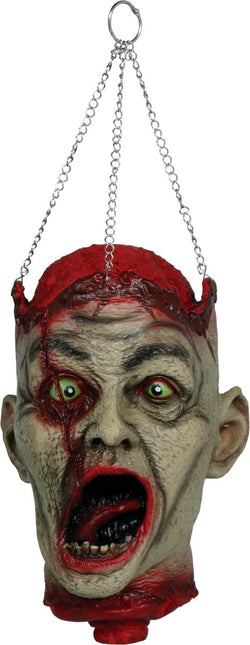 Halloween Hoofd Zombie 27cm van Fiestas Guirca koop je bij Partywinkel