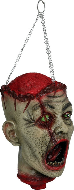 Halloween Hoofd Zombie 27cm van Fiestas Guirca koop je bij Partywinkel