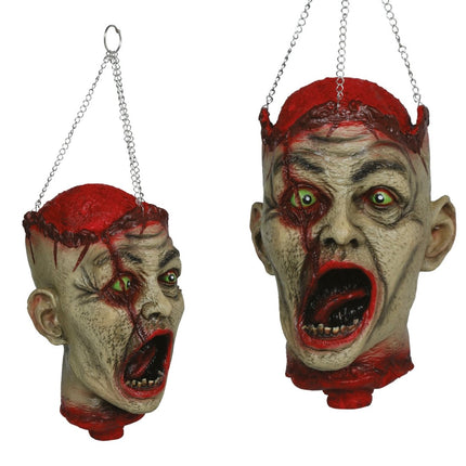 Halloween Hoofd Zombie 27cm van Fiestas Guirca koop je bij Partywinkel