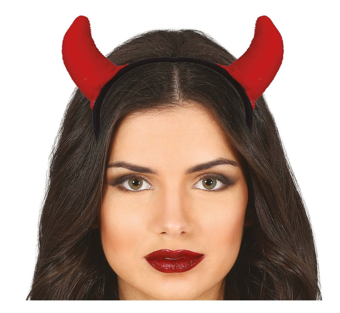 Halloween Hoofdband Rood Duivelshorenen van Fiestas Guirca koop je bij Partywinkel