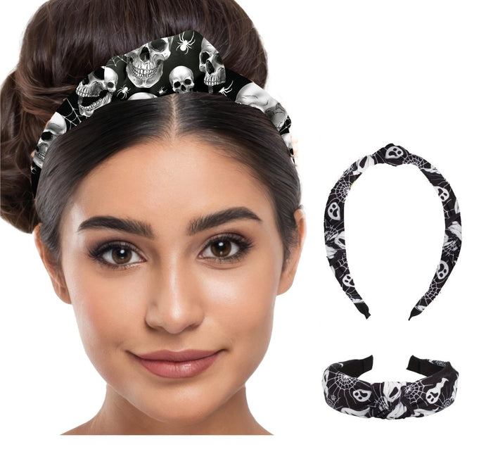 Halloween Hoofdband Zwart Wit Spoken van Fiestas Guirca koop je bij Partywinkel