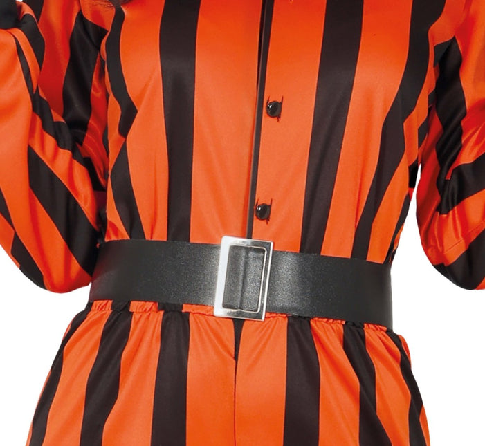 Halloween Jumpsuit Dames Harlekijn Gevangene van Fiestas Guirca koop je bij Partywinkel
