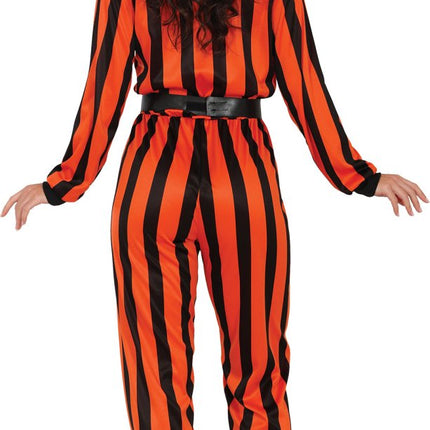 Halloween Jumpsuit Dames Harlekijn Gevangene van Fiestas Guirca koop je bij Partywinkel