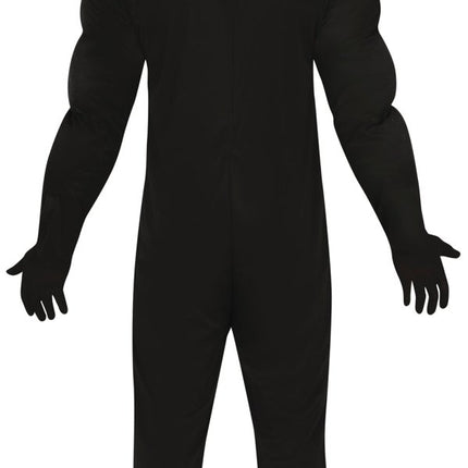 Halloween Jumpsuit Zwart Heren Creepy van Fiestas Guirca koop je bij Partywinkel