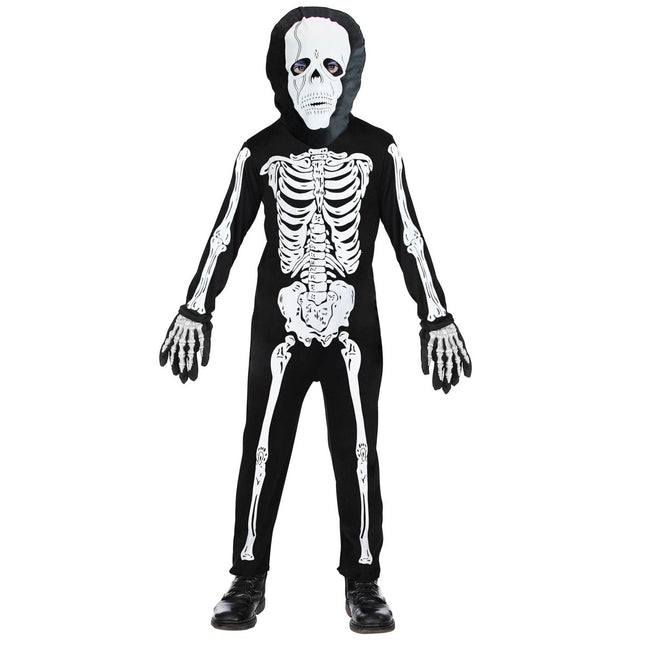Halloween Jumpsuit Zwart Kind Skelet van Widmann koop je bij Partywinkel