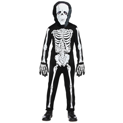 Halloween Jumpsuit Zwart Kind Skelet van Widmann koop je bij Partywinkel