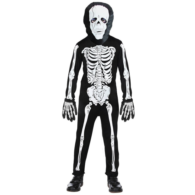 Halloween Jumpsuit Zwart Kind Skelet van Widmann koop je bij Partywinkel
