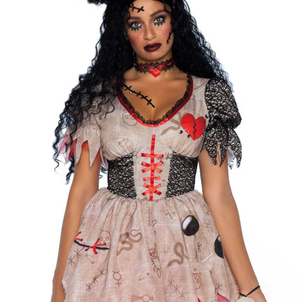 Halloween Jurk Dames Voodoo Pop Leg Avenue van Leg Avenue koop je bij Partywinkel