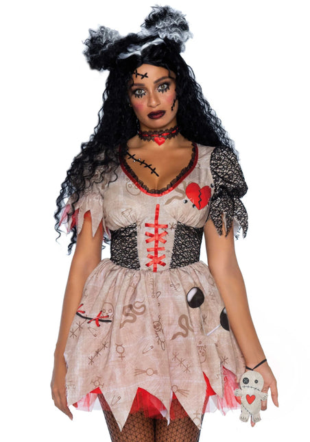 Halloween Jurk Dames Voodoo Pop Leg Avenue van Leg Avenue koop je bij Partywinkel