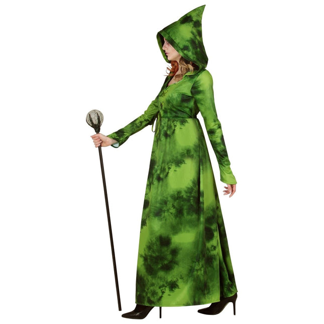 Halloween Jurk Groen Bosheks van Widmann koop je bij Partywinkel