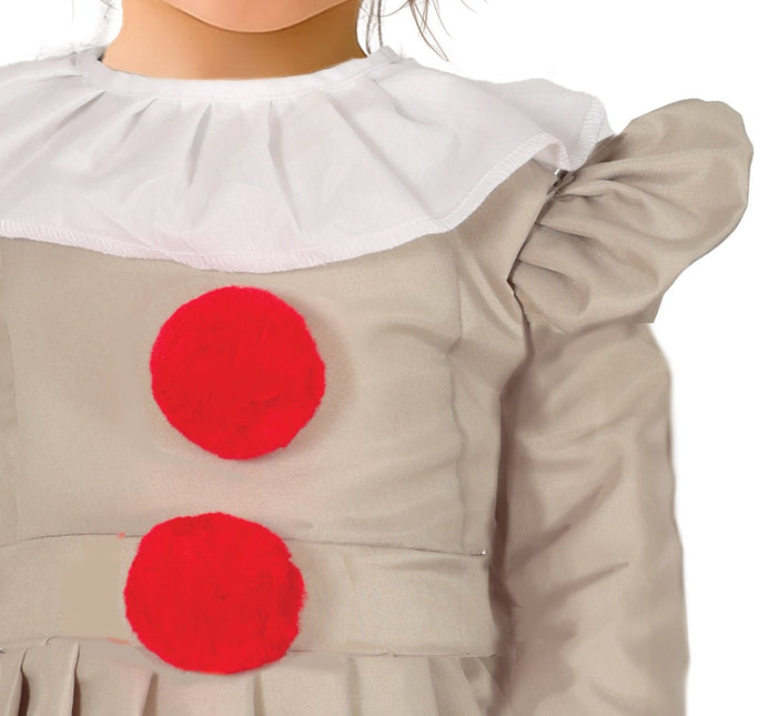 Halloween Jurk Meisje Clown Met Kraag van Fiestas Guirca koop je bij Partywinkel