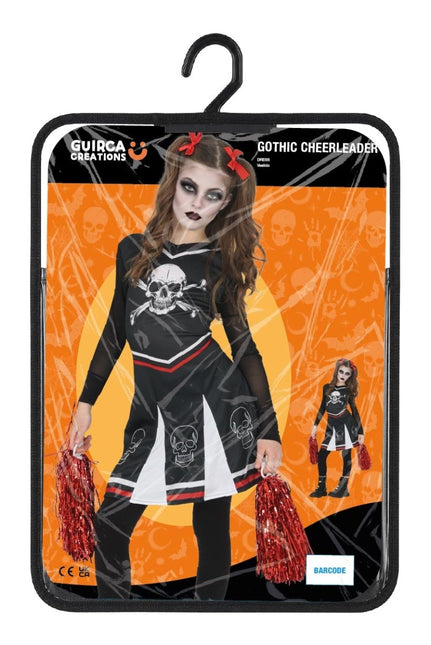 Halloween Jurk Meisje Gothic Cheerleader van Fiestas Guirca koop je bij Partywinkel