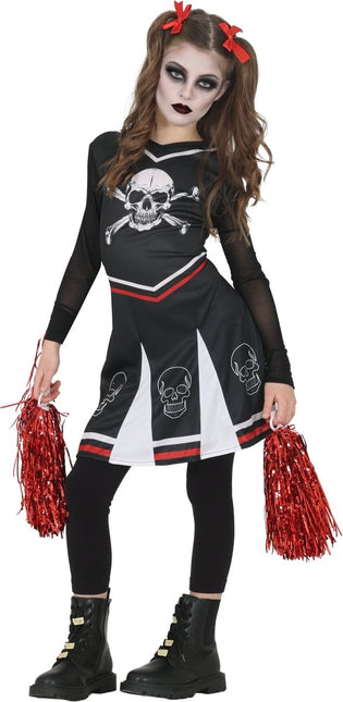 Halloween Jurk Meisje Gothic Cheerleader van Fiestas Guirca koop je bij Partywinkel