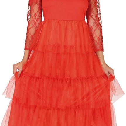 Halloween Jurk Rood Dames van Fiestas Guirca koop je bij Partywinkel